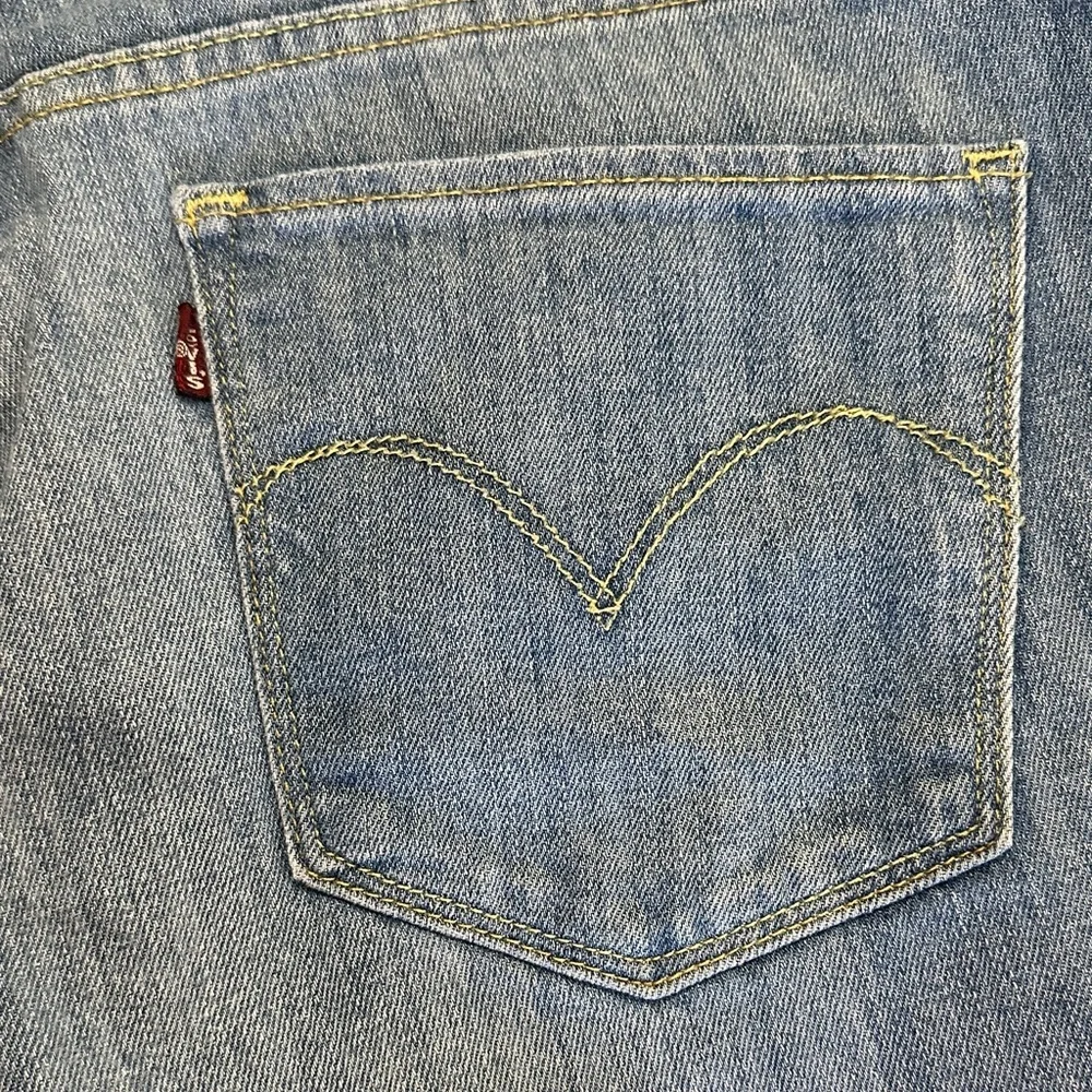 Levi's Women's Blue Jeans size 14 Demi curve classic straight leg - Picture 4 of 11